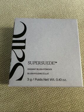 NIB Saie Supersuede Baked Powder Blush in CIAO